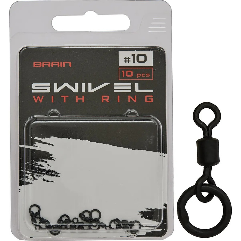 Вертлюг BRAIN Swivel With Ring #10 10 шт SGCA-8013-10 (1858.24.75)