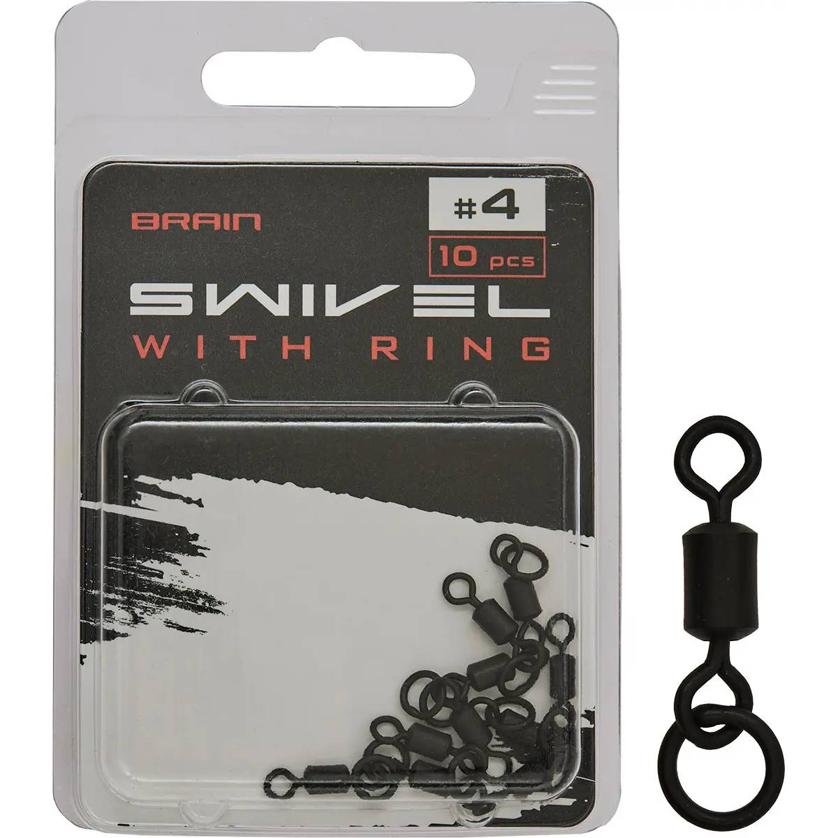 Вертлюг BRAIN Swivel With Ring #4 SGCA-8013-4 10 шт (1858.24.78)