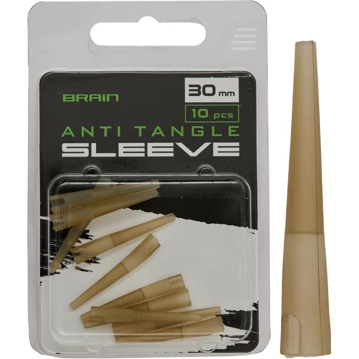 Набор противозакручивателей BRAIN Anti Tangle Sleeve 30 мм 10 шт Brown (1858.25.09)