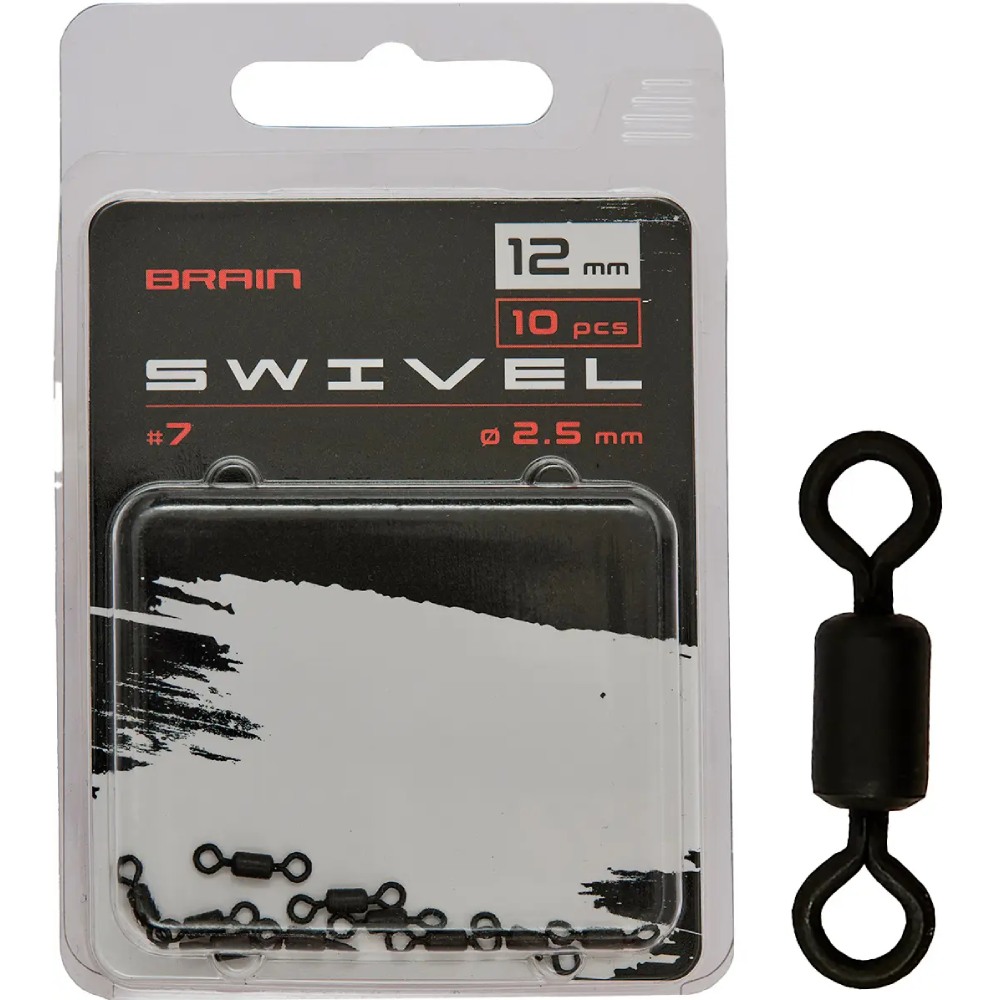 Набір вертлюжків Brain Swivel SGCA-8008-8 #8 10 мм 2.3 мм 10 шт (1858.24.69)