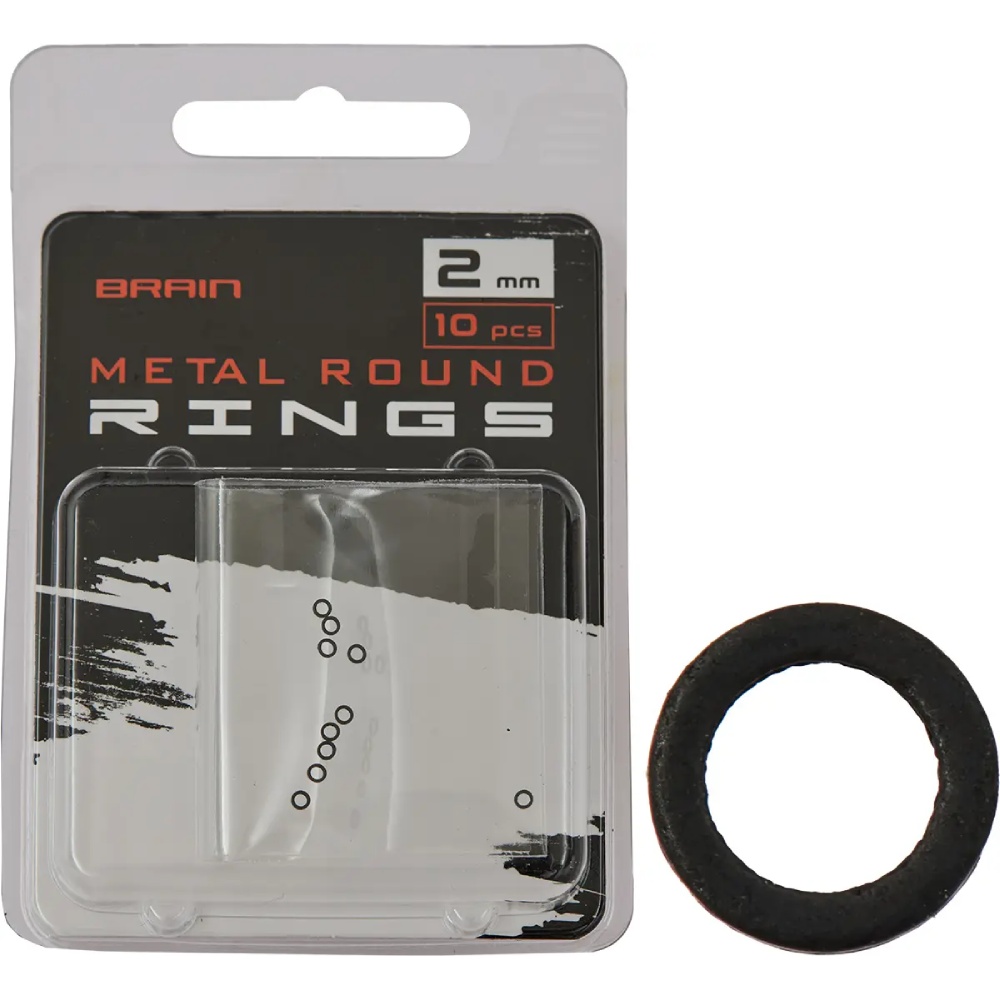 Набор заводных колец Brain Metal Round Rings SGQS-8017-1 2 мм 10 шт (1858.24.83)