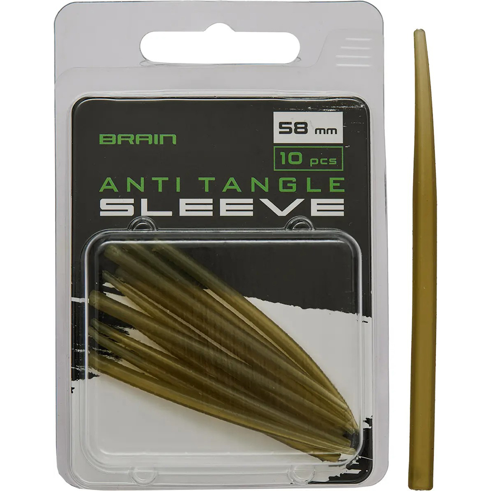 Противозакручиватель BRAIN  Anti Tangle Sleeve 58 мм (10 шт / уп) Green SGXA-41 (1858.25.01)