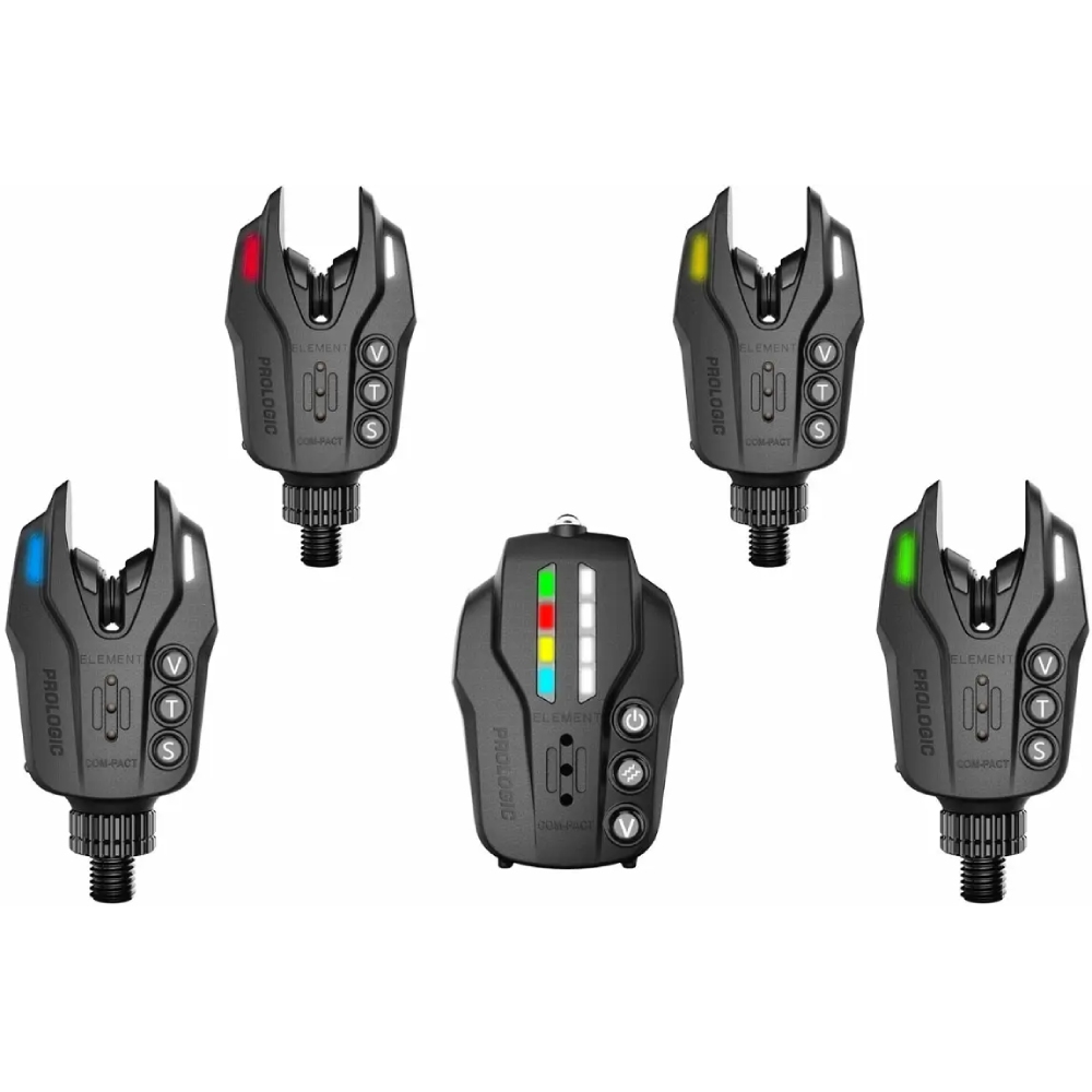 Набор сигнализаторов клева Prologic Element Com-Pact Alarm Set 4+1 (1609324)