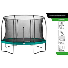 Батут SALTA Comfort Edition 427 см Green (5078G)