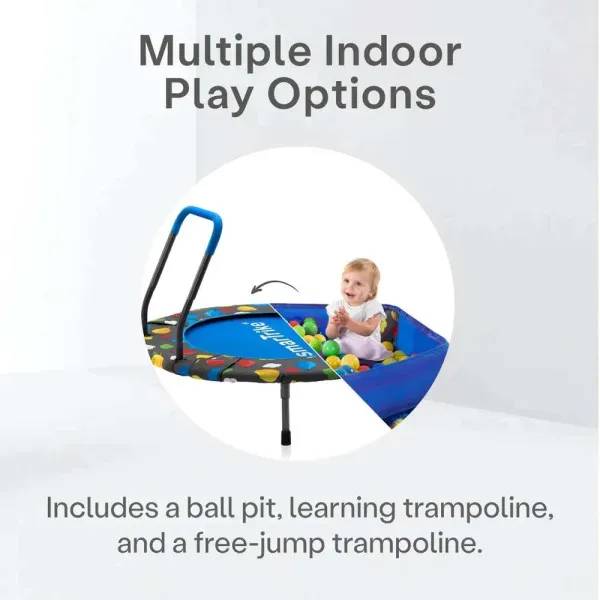 Батут SMARTRIKE Trampoline 3 в 1 Blue (9200000) Кількість ніг 4