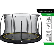 Батут SALTA Comfort Edition Ground 427 см Black (5398A)