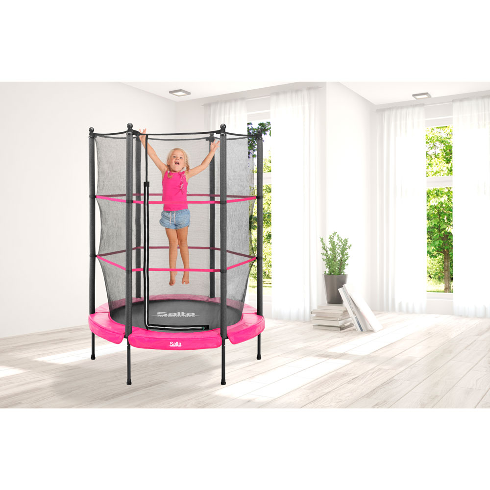 Батут Salta Junior trampoline круглый 140 см Pink (5426P) Тип батут