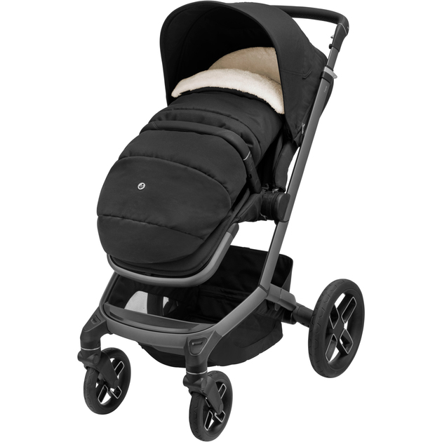 Зимовий конверт MAXI-COSI 2в1 Luxe Twillic Black (1809390110) Колір чорний