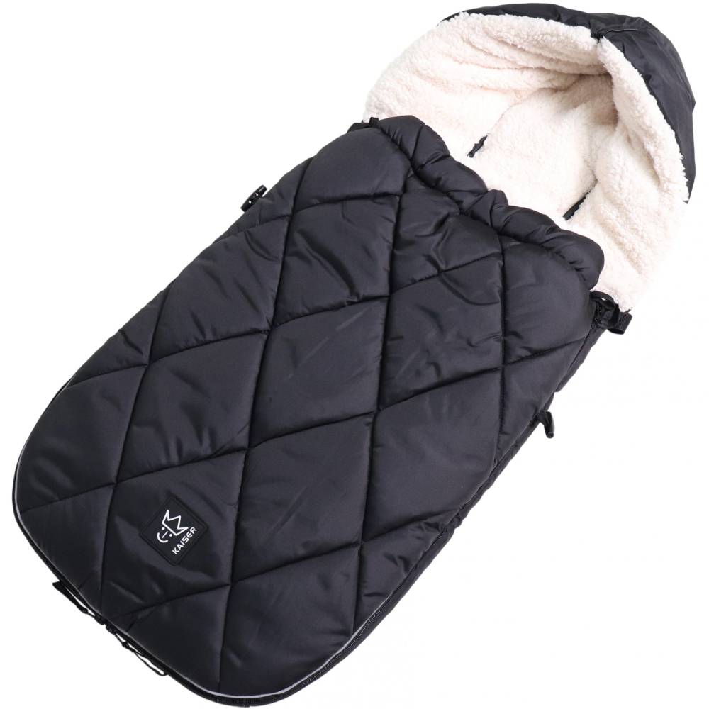 Зимний конверт KAISER XL TOO Black/Creamy (65763251) Размеры  105х46
