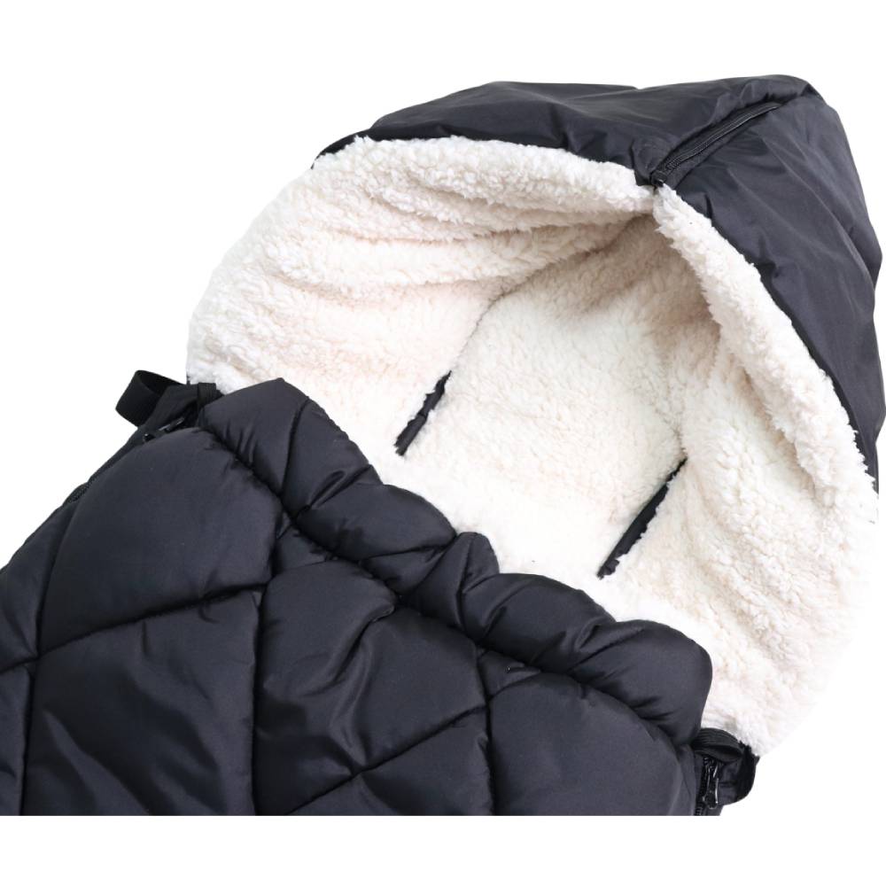 Зимний конверт KAISER XL TOO Black/Creamy (65763251) Материал полиэстер