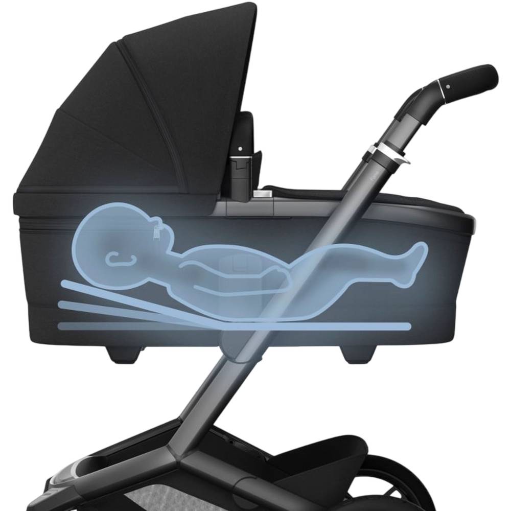 Люлька MAXI-COSI FAME Twillic Black (1523390110) Розміри 42,5 х 64,5 х 87