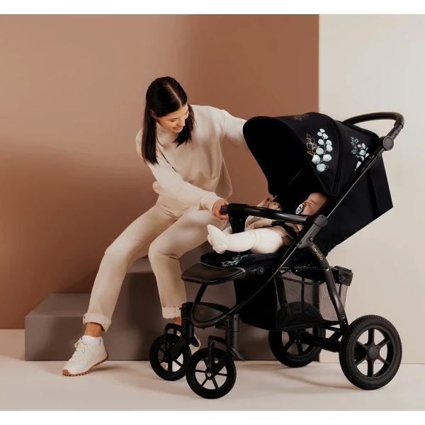 Зовнішній вигляд Вкладиш LIONELO для коляски Seatliner Golden Moments Grey (LO-SEATLINER GOLDEN MOMENTS GREY)