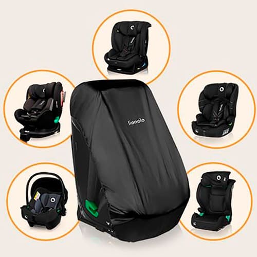 Сонцезахисний чохол LIONELO Thermalcover Silver (LO-THERMALCOVER SILVER) Особливості UPF 50+ захист; Подвійний ізоляційний матеріал; Універсальний розмір; Еластичний бандаж для легкого встановлення; Сумка для зберігання