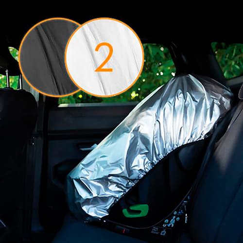 Сонцезахисний чохол LIONELO Thermalcover Silver (LO-THERMALCOVER SILVER) Розміри 115 х 71