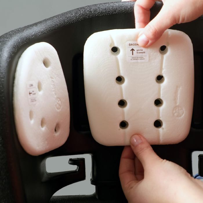 Зовнішній вигляд Вкладиш OKIDAY для підголівника White (21968)