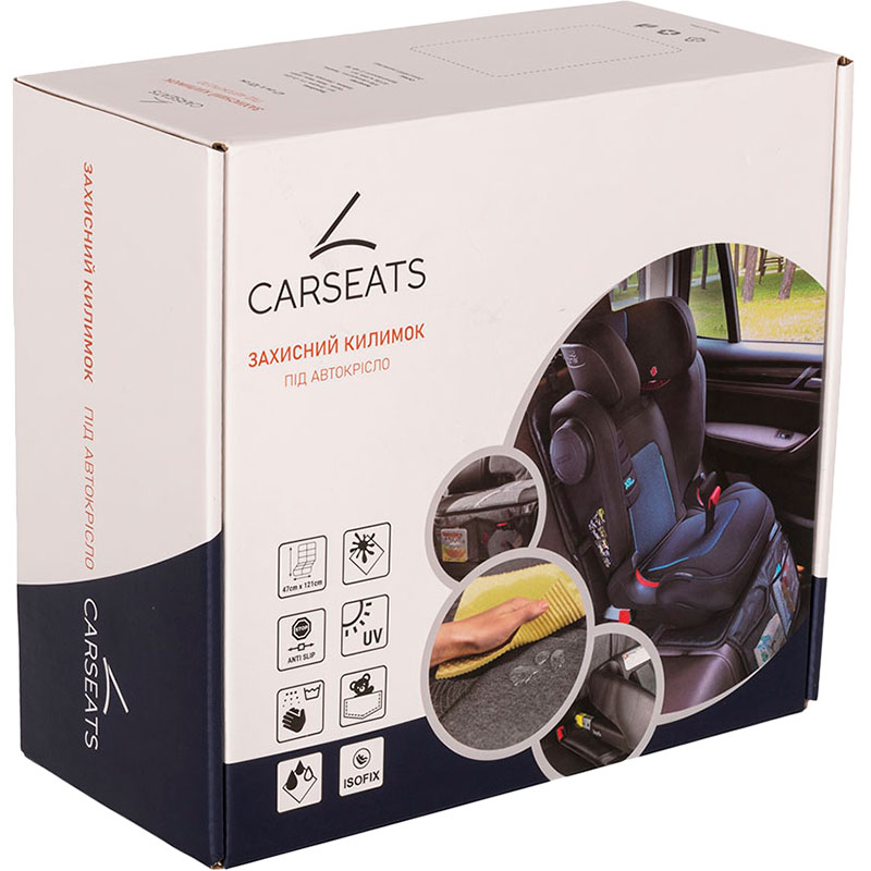 Зображення Захисний килимок CARSEATS під автокрісло Black (29358)
