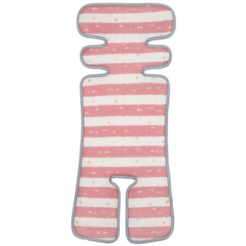 Підкладка для коляски та автокрісла FREEON Pink-White (48723)