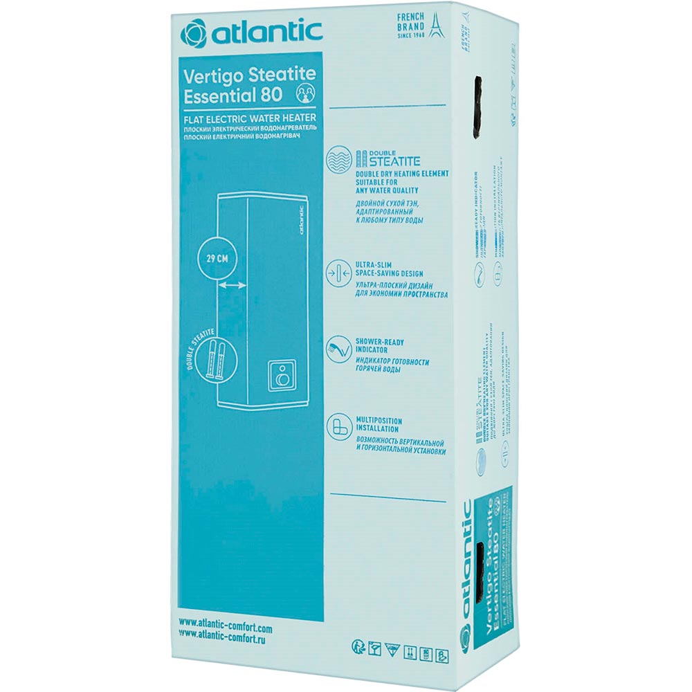 Замовити Бойлер ATLANTIC Vertigo Steatite Essential 80 MP-065 2F 220E-S