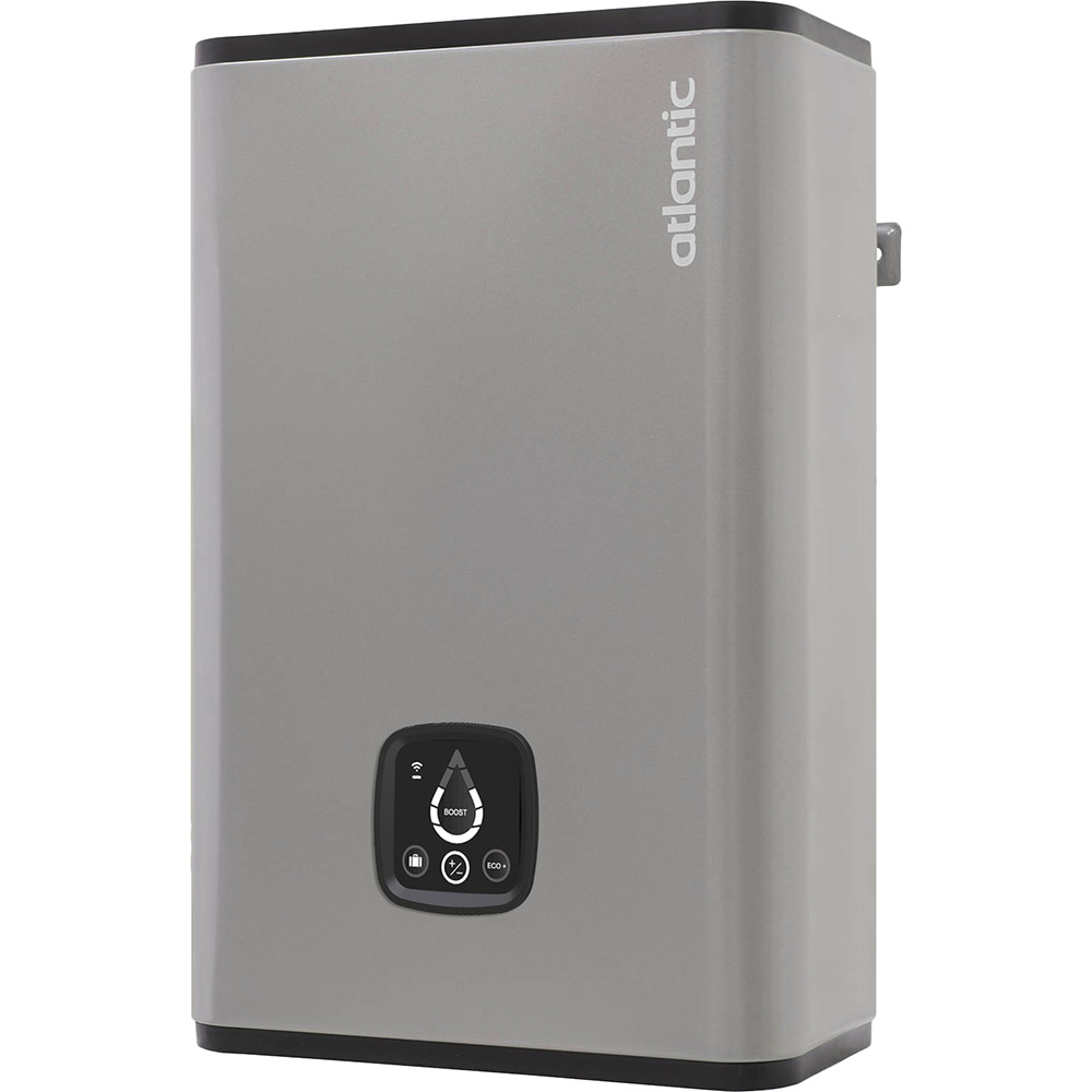 Бойлер ATLANTIC Vertigo Steatite WI-FI 50 ES-MP0402F220-S WD 2250W Silver Тип ТЕНу сухий