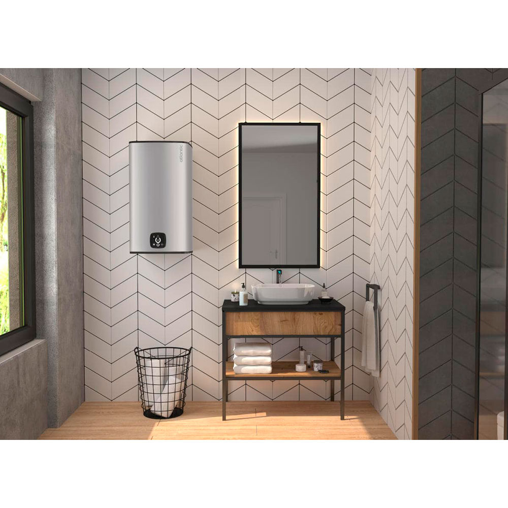 Бойлер ATLANTIC Steatite Cube WI-FI ES-VM 100 S4 C2 WD 2400W Silver Тип Тена сухий