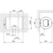 Бойлер GORENJE GBH 80V9 (GBH 80)