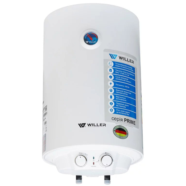 Бойлер WILLER EV50DR-Prime Объем бака 50 л