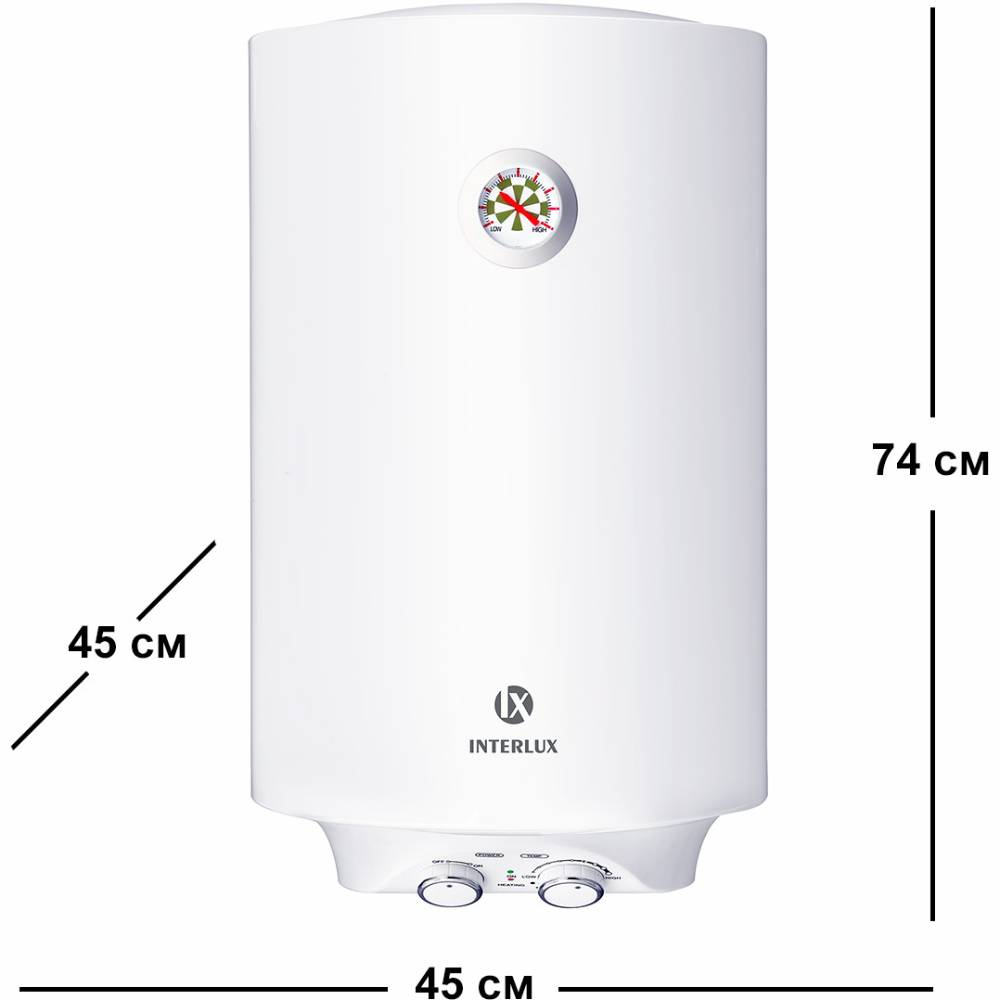 Бойлер INTERLUX IRWH-80MW Об'єм баку 80 л