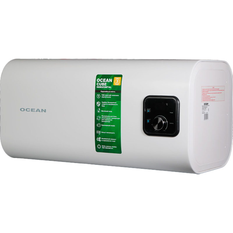 Бойлер OCEAN CUBE-Horizontal RZF80D-4 ET+WT 80л Тип ТЕНу мокрий