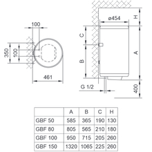 Бойлер TIKI GBF 80 V9 (700147)