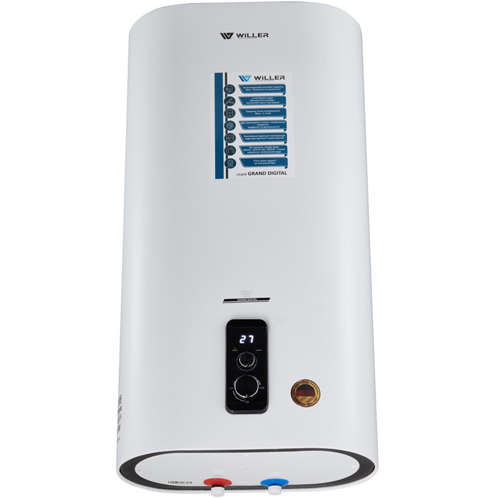 Бойлер WILLER EV50DRI Grand Digital White Бойлер WILLER EV50DRI Grand Digital White
