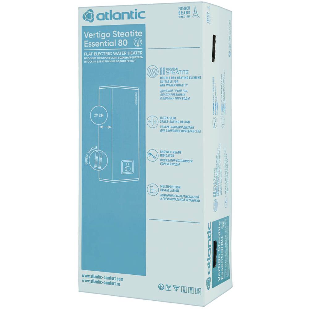 Замовити Бойлер ATLANTIC Vertigo Steatite 80 MP-065 2F 220E-S 1500W (GE)