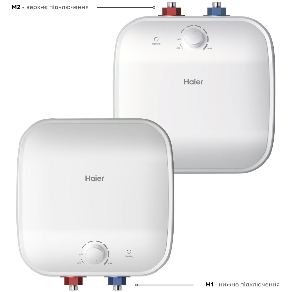 Бойлер HAIER ES10V-SQM1(UA) Спосіб установлення над мийкою