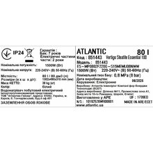 Бойлер ATLANTIC Vertigo Steatite Essential 100 MP-080 2F 220G (1500W)