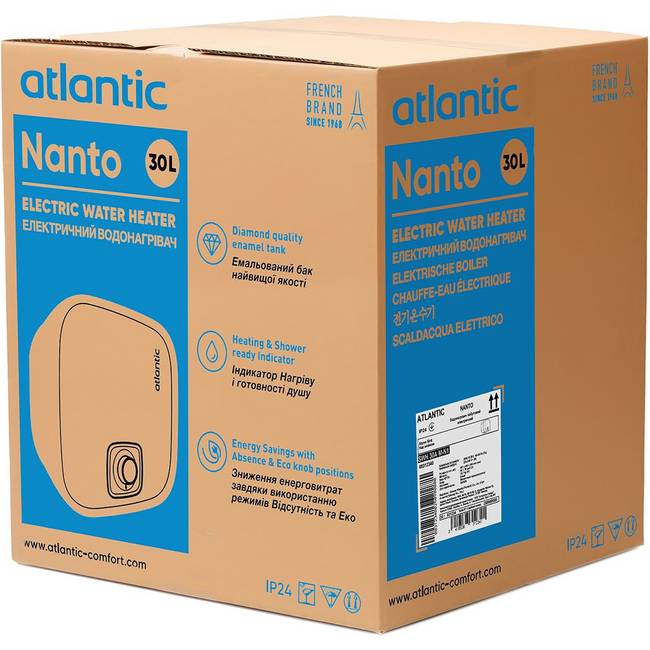 Фото Бойлер ATLANTIC Nanto SWH 30A M-N1 2000W