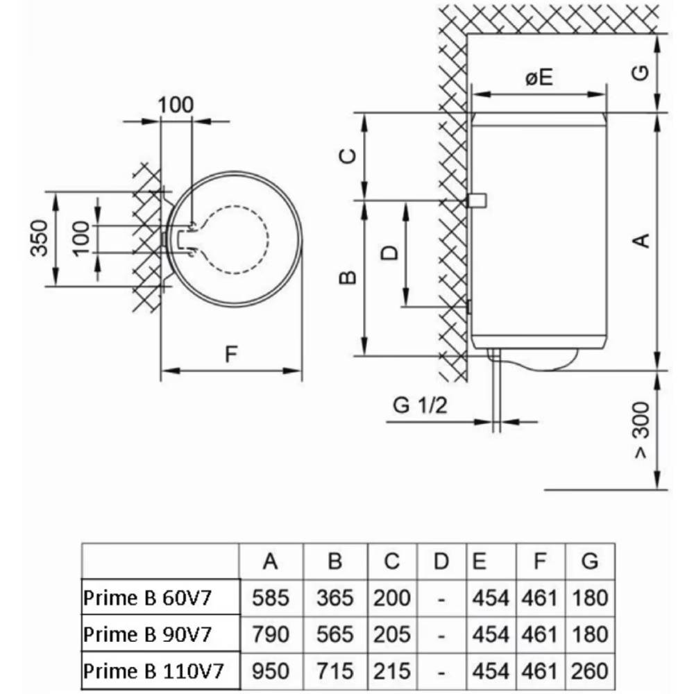 Изображение Бойлер TIKI Prime B 60V7 MBC 50