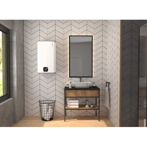 Бойлер ATLANTIC Steatite Cube WI-FI ES-VM 100 S4 C2 WD 2400W White Способ установки вертикальный
