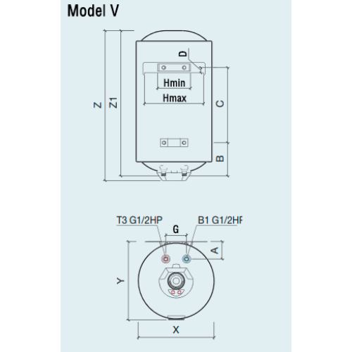 Фото Бойлер QUARTZ Start 100 V White