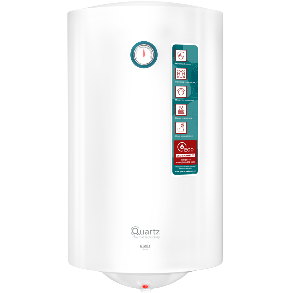 Бойлер QUARTZ Start 80 V Объем бака 80 л