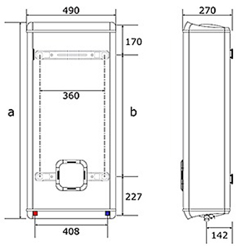 Бойлер ARISTON ABS VLS INOX PW 80 Спосіб установлення універсальний