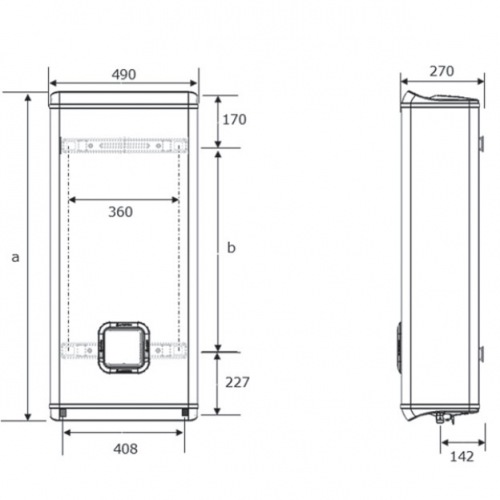 Бойлер ARISTON ABS VLS INOX PW 30 Способ установки универсальный