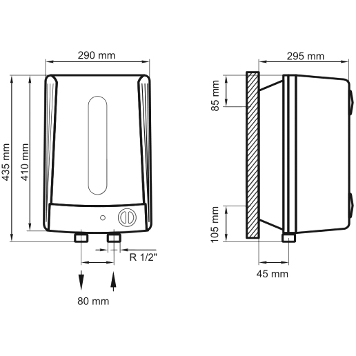 Бойлер ARTI WH Compact SA 10L/1 Объем бака 10 л