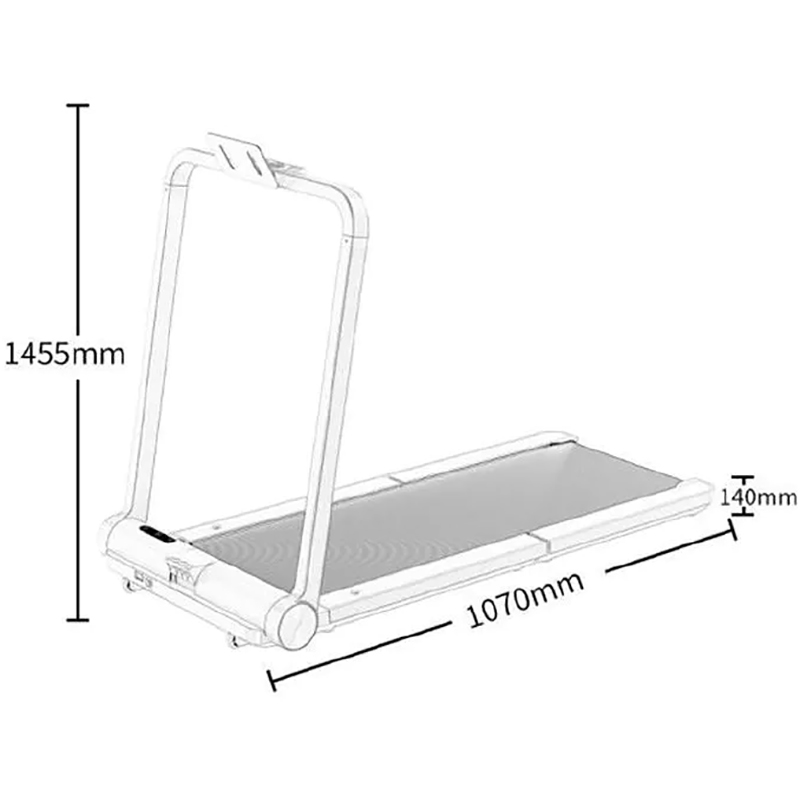 Изображение Беговая дорожка KINGSMITH Walkingpad Treadmill MC21 Black (TRMC21F)