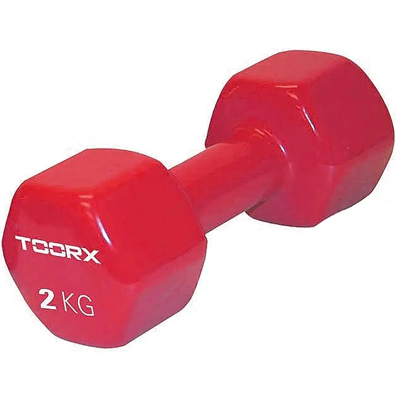 Гантель TOORX Vinyl 2 кг Red (MV-2)