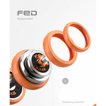 Гантелі FED 15 кг black (749232)