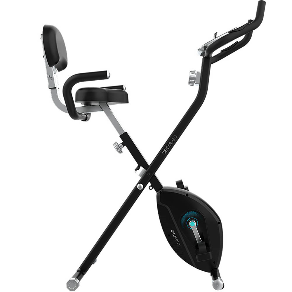 Велотренажер CECOTEC DrumFit X-Bike Neo Pro (CCTC-07072) Велотренажер CECOTEC DrumFit X-Bike Neo Pro (CCTC-07072) Регулировки вертикальная регулировка седла, 8 уровней переменного сопротивления для имитации равнинной и горной местности