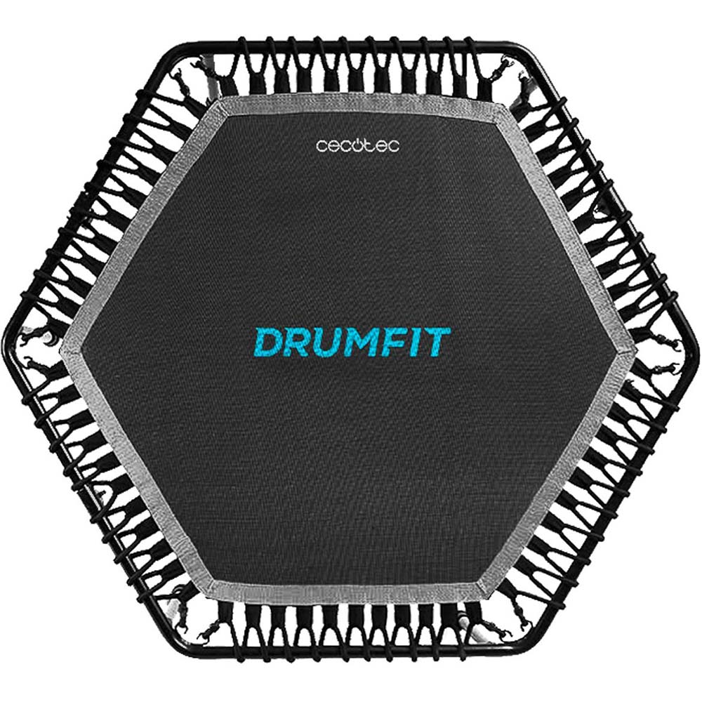 Фитнес-батут CECOTEC Drumfit Jump 1270 (CCTC-07195) Фитнес-батут CECOTEC Drumfit Jump 1270 (CCTC-07195) Дополнительно регулируемая высота руля 6 положений: 112, 117, 122, 127, 132 и 137 см; складная конструкция;  основание с 7 опорными ножками; центральная рукоятка покрыта нескользящей пеной