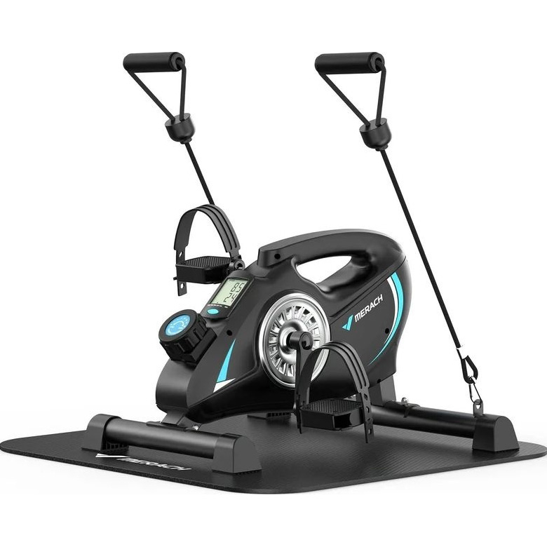 Мини-велотренажер MERACH S04 с эспандерами