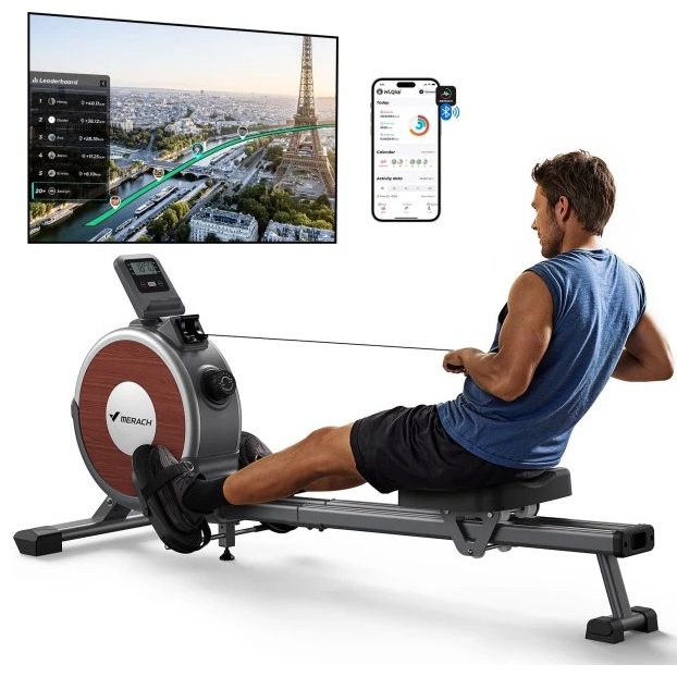 Гребной тренажер MERACH MR-R02B7-EU Вес маховика 3