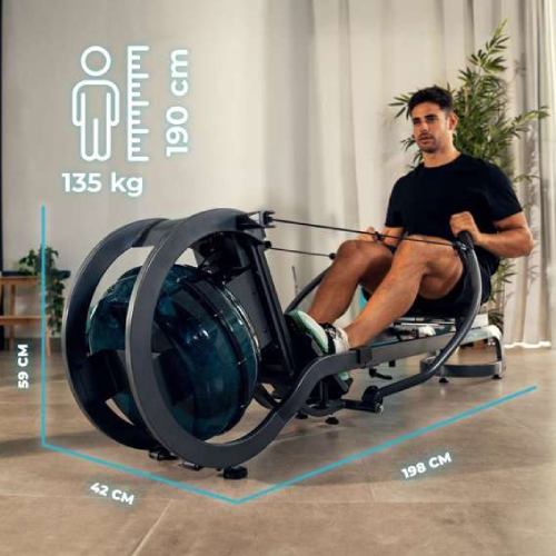 Гребной тренажер CECOTEC Drumfit Rower 20000 Neptuno (CCTC-07225) Габариты упаковки 125 х 62,5 х 46