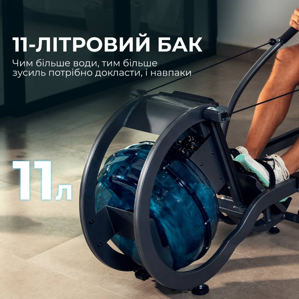 Гребной тренажер CECOTEC Drumfit Rower 20000 Neptuno (CCTC-07225) Габариты упаковки 125 х 62,5 х 46